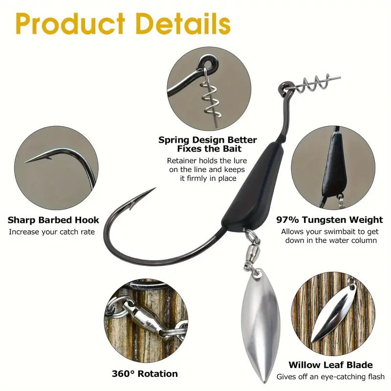 Bladed Swim Hook