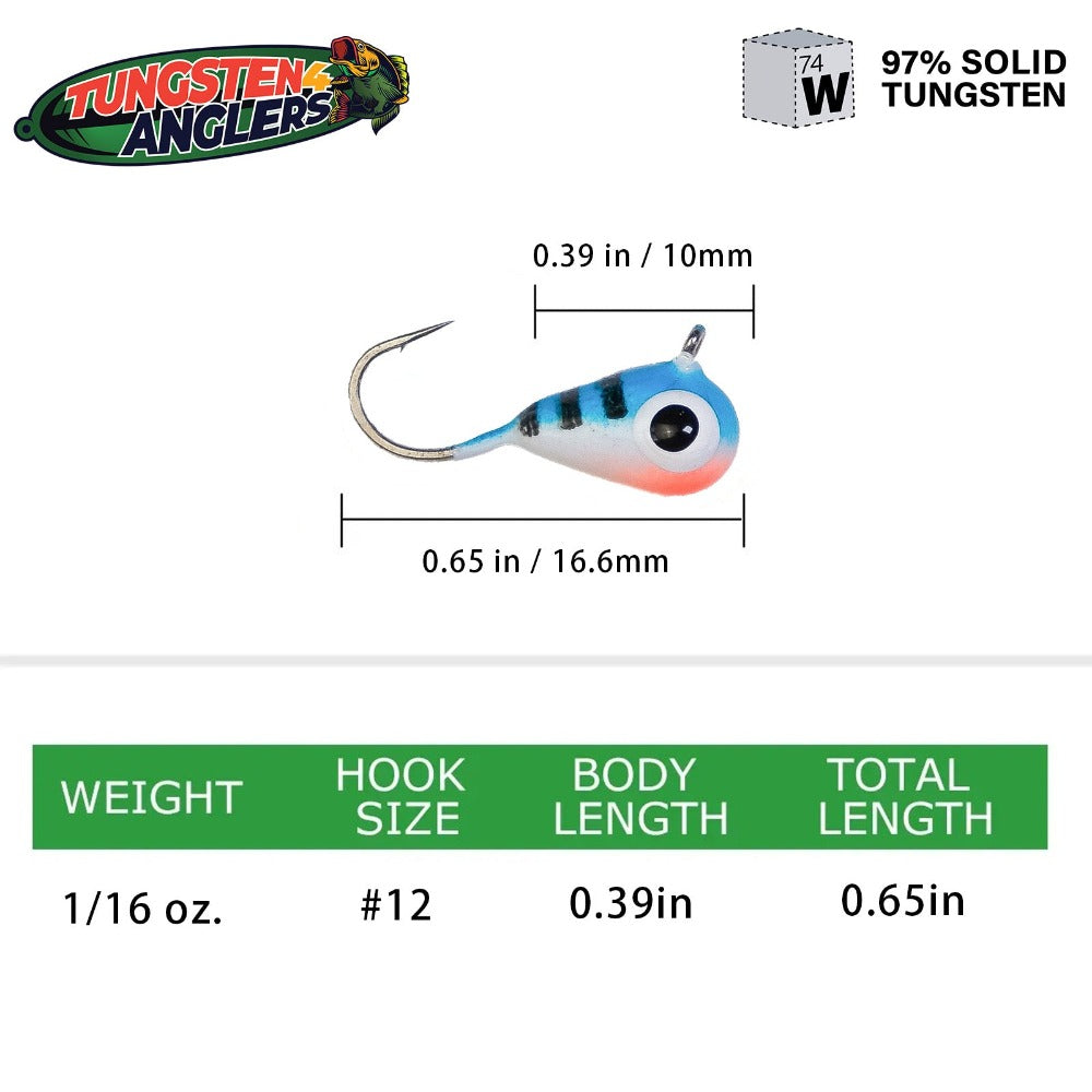 Tear Drop Ice Jigs