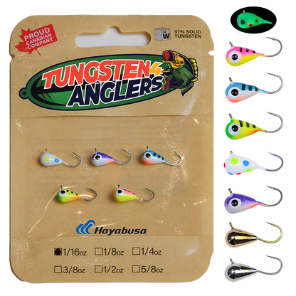 Tear Drop Ice Jigs